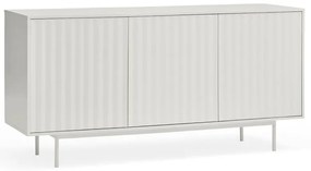 Бял нисък скрин 159x80 cm Sierra – Teulat