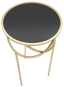 Кръгла масичка за кафе със стъклен плот ø 40 cm Ring - Mauro Ferretti