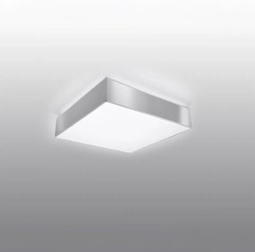 Сиво осветително тяло за таван 25x25 cm Mitra – Nice Lamps