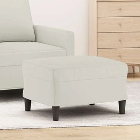 349301 vidaXL Табуретка, кремав, 60x50x41 см, кадифе