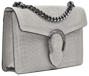 Бежова кожена чанта Fiona - Renata Corsi