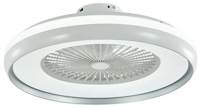 LED Плафониера с вентилатор LED/45W/230V 3000/4000/6500K сив