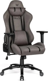 Ергономичен геймърски стол HC-1013 - сиво покритие от висококачествен плат