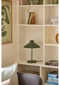 Тъмнозелена настолна лампа (височина 38 cm) Shape – Hübsch