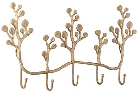 Метална стенна закачалка в златист цвят 57 cm Padova – Bloomingville