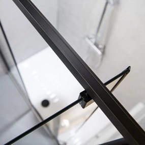 Отваряне на вратата Devon Primus Plus Pivot Infill-107 - 111-Черен