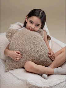 Кремав детски пуф от букле Chair – Wigiwama