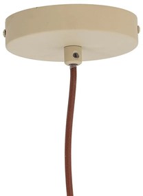 Кремаво висящо осветително тяло с метален абажур ø 40 cm Lacya – Bloomingville