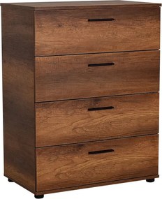 Комод Trendline в орехов цвят 73x44x96см.