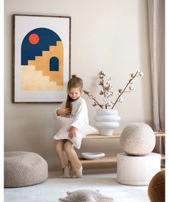Кремав детски пуф от букле – Wigiwama