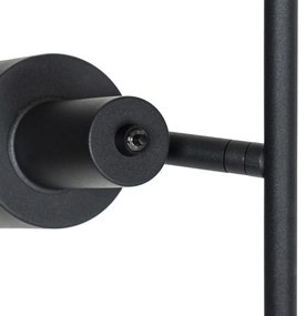 Интелигентна подова лампа черна с 2 Wifi A60 - Stijn