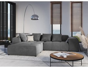 Сива кадифена възглавница за модулен диван Rome Velvet - Cosmopolitan Design