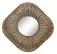 Стенно огледало Home ESPRIT Bali 102 X 13,5 X 102 cm