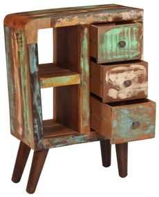 374902 vidaXL Сайдборд, 55x30x80 см, регенерирано дърво масив