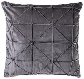 Сива възглавница JAHU Amy, 45 x 45 cm