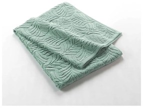 Светлозелена памучна хавлиена кърпа от тери 70x130 cm Madeira – douceur d'intérieur