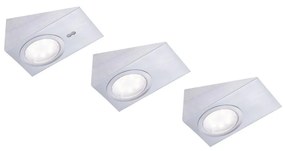 Leuchten Direkt 84111-55-3 - К-кт 3бр. LED лампи за мебели THEO LED/3,6W/230V