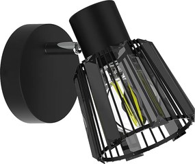 Спот PONTEO, черен, 1хE27