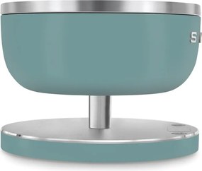 Кухненска везна Smeg Collezione KSC01EGMWW, До 5 кг/5 л, ТАРА, LED дисплей, Противоплъзгаща се основа, Автономия до 36 часа, Изумрудено зелен