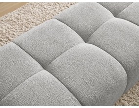 Светлосива шенилова табуретка Everest – Bobochic Paris