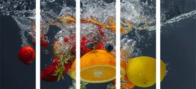картини от 5 части – Плодове във вода