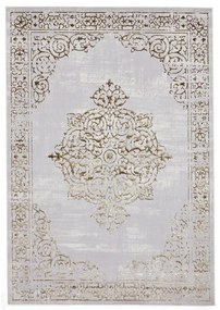 Kилим в светлосиво и златисто 120x170 cm Artemis – Think Rugs
