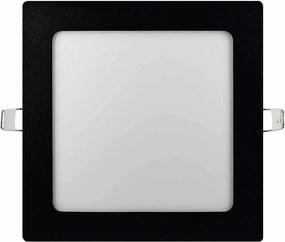 LED панел GRID, черен, 12W, 4000K