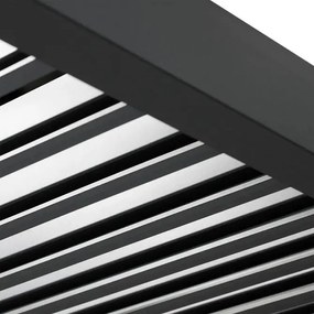 Електрическа беседка Hesperide Evora, Алуминий, Графит, 3.6x3.6 m