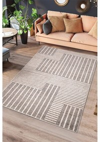 Сиво-бежов килим 80x150 cm Paula - Universal