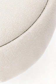 Кремава табуретка от прежда с примки от букле Irisha – Bizzotto