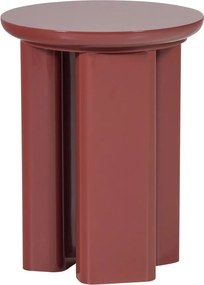 Гланцова кръгла странична масичка ø 40 cm Orivo – WOOOD