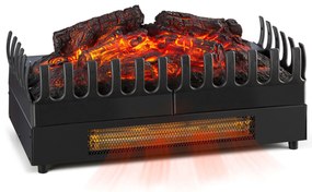 Klarstein Kamini FX електрическа камина, камина, 1000 / 2000W 2W LED, черна