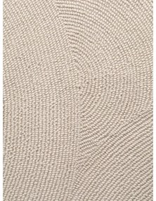 Ръчно изработена вълнена пътека в светло естествен цвят 80x200 cm Eleni Natural White – Hanse Home