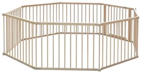 2Kids Toys - Детски дървен манеж XXL 210x210 cm бежов