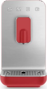 Еспресо машина SMEG Collezione BCC01RDMEU, 1350 W, 19 bar, 1.4 л, 8 функции, Вградена мелачка, Червен