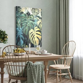 Картина с ръчно рисувани елементи 70x100 cm Monstera – Styler