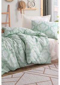 Зелено единично спално бельо 140x200 cm Post – Mijolnir