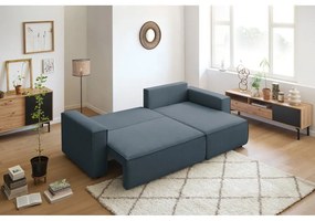 Тъмносин променлив разтегателен диван Nihad - Bobochic Paris