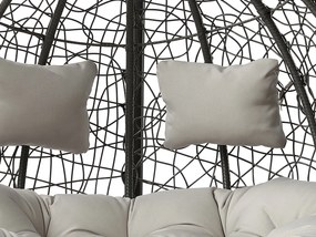 Градинска люлка Olivia -сив светло - сив тъмно