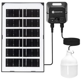 Aigostar - LED Соларен полилей със сензор LED/35W/12V 3000 mAh 6500K Ø 10 см