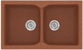 Мивка Sanitec 340-Granite Terracotta