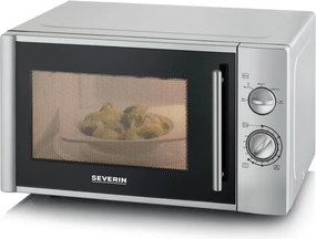 Severin MW 7772 - Микровълнова фурна 900W/230V 28 л неръждаема стомана/черна