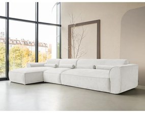 Бял ъглов диван (ляв ъгъл) Flex Felix – Miuform