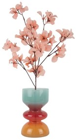 Червена/синя стъклена ваза (височина 20,5 cm) Summer Vibes – PT LIVING