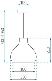 Пендел NATURAL APP984-1CP SMALL