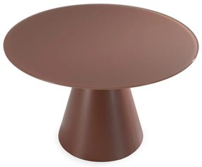 Кръгла трапезна маса със стъклен плот ø 120 cm Vida – MOME