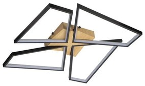 LED регулируемо таванно осветление LED/115W/230V 3000-6500K кафяво/черно + DO