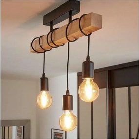 Eglo 43511 - LED повърхностно монтиран полилей TOWNSHEND 3xE27/60W/230V