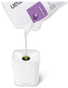Дозатор за сапун от бяла стомана 473 ml Pulse - simplehuman