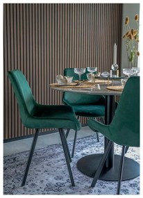 Кръгла маса за хранене с мраморен плот ø 110 cm Bolzano - House Nordic